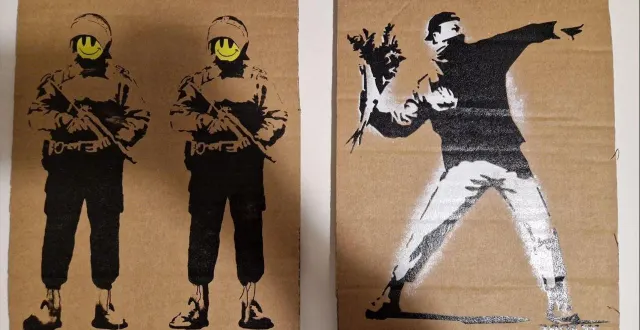 photo  deux œuvres de l’artiste britannique.  &copy;  archives 