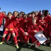photo très impatients, les jeunes de l’école de foot (ici les moins de 12 ans) ont rejoint les joueurs pros sur les terrains de la pincenardière, ce mercredi 25 mars 2026 à mulsanne (sarthe).