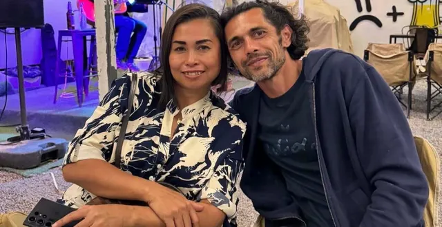 photo  nittaya et nicolas sevin, gérant du restaurant thaï ambulant chok di. la famille est restée bloquée en thaïlande après des problèmes de visas et le déclenchement de la guerre au moyen-orient.  &copy;  nicolas sevin 