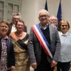 photo  joël gaudin, le nouveau maire de précigné, en compagnie de ses six adjoints. 