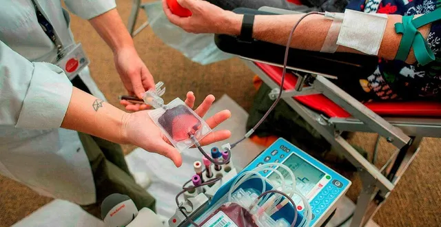 photo  en sarthe, 95 dons de plasma sont nécessaires chaque semaine.  &copy;  david ademas / ouest-france 