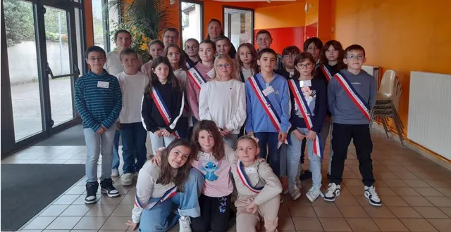 photo  le conseil municipal jeune du lude.  &copy;  le maine libre 