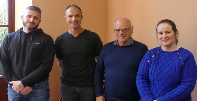 photo  de gauche à droite : mickaël desmarres, frédéric bellanger, pascal bouvier et mélanie lorin.  &copy;  ouest-france 