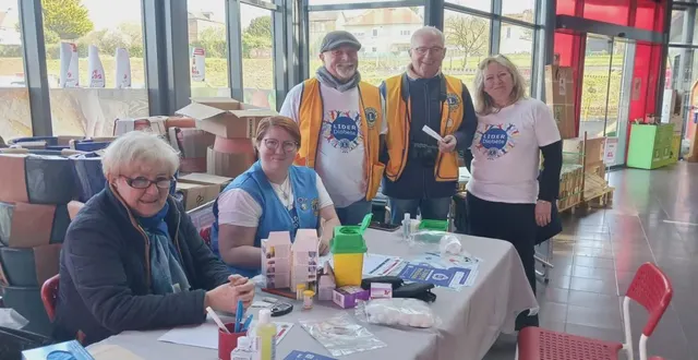 photo  les membres du lions club qui ont contribué à l’opération de dépistage.  &copy;  ouest-france 