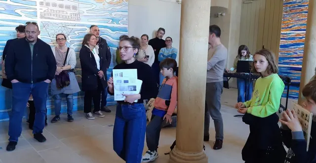 photo  le vernissage de l’exposition « en miroir de… », vendredi 13 mars.  &copy;  ouest-france 