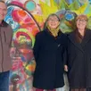 photo  les membres du bureau de l’espace artistique : louis marchand, nicole dupré, nathalie métal et jean-marie benoist. 