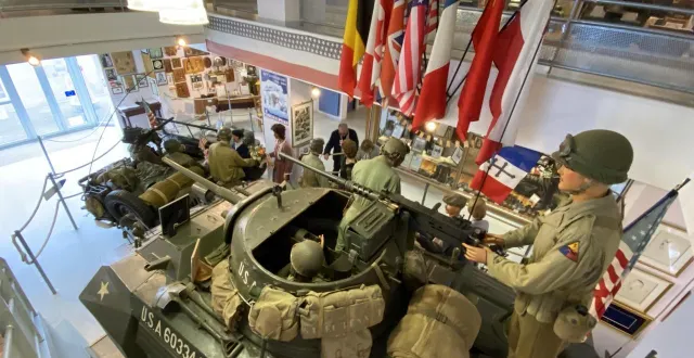 photo  œuvre de son fondateur roger bellon, le musée de la seconde guerre mondiale, à conlie.  &copy;  archives. 