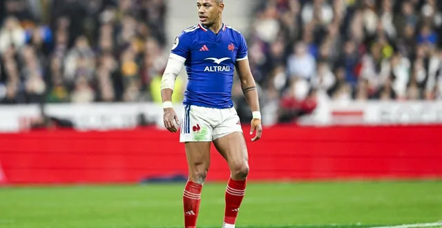 photo  gaël fickou lors de la tournée d’automne 2025 face à l’afrique du sud.  &copy;  victor joly / dppi via afp 