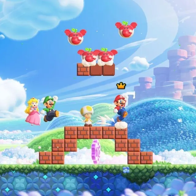 photo super mario bros. wonder signe le grand retour du plombier dans l’univers de la plateforme 2d.  ©  nintendo