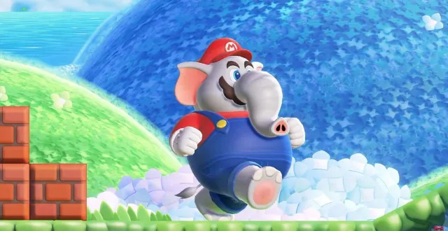 photo  la transformation en éléphant est un peu la star de ce super mario bros. wonder.  &copy;  nintendo 