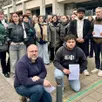 photo  angers, rue langevin, le 26 mars 2026. les enseignants et les assistants d’éducation sont en colère contre le manque de moyens alloués au collège david d’angers à la rentrée de septembre. 