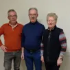 photo le nouveau maire bernard baloche (au centre) avec ses adjoints, thérèse castets et olivier moreau.