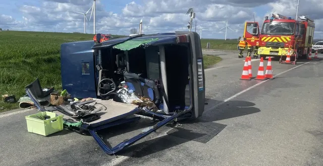 photo  un accident de la circulation a eu lieu, jeudi 26 mars 2026, à fleuré.  &copy;  ouest-france 