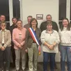 photo au 1er rang, de gauche à droite : ghislaine guibé, martine toutain, murielle petit, katia guillochin, maire ; malika perret, 3e adjointe ; estelle briallon, 1re adjointe ; vivien poquérusse. au 2e rang, de gauche à droite : jérémy boisgontier, robin turck, michel peigney, 2e adjoint et philippe rivière.