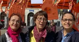 actu cin&eacute;ma  françoise besnard, médecin généraliste, marie-hélène poirier-garcia, psychiatre à l’établissement public de santé mentale de la sarthe, et fanny blin, orthophoniste au mans, fondatrices de l’association santé environnement mancelle. 