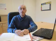 photo  gilles bardin, le maire réélu de verrie. 