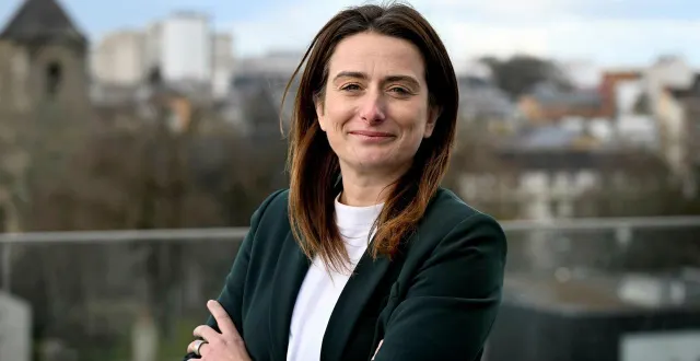 photo  marine tondelier, la secrétaire nationale des écologistes.  &copy;  marc ollivier / ouest france 