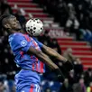 photo  armand gnanduillet, l’attaquant du sm caen, a marqué cinq buts en national cette saison. 