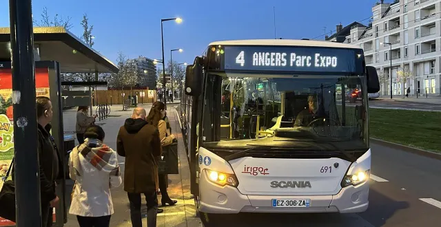 photo  un accident s’est produit entre un piéton et un bus à angers, ce jeudi 26 mars 2026 (photo d’illustration).  &copy;  archives ouest-france 