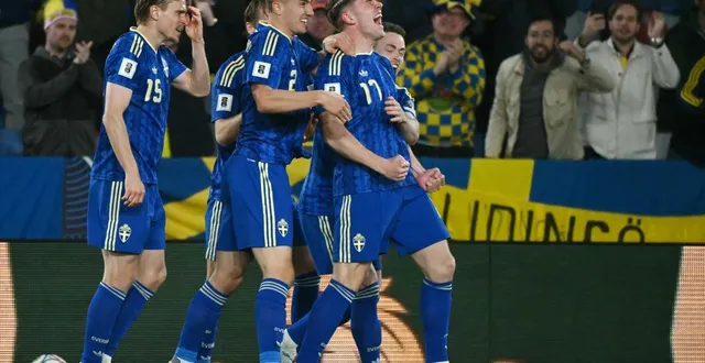 photo  viktor gyökeres a inscrit un triplé pour la suède face à l’ukraine (3-0).  &copy;  afp 