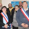 photo au premier rang de gauche à droite : jonathan victoire, christiane turpin (adjointe), thierry laigre (maire) et christelle andrin. au second rang, de gauche à droite : eric benoist, aurélien geslin, stéphanie floreau, yohan rivière, olivier victoire et fabienne pierre. il manque andrée marguerie.