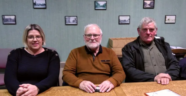 photo  corinne chalange, jean-pierre trouillot et marc douet.  &copy;  ouest-france 