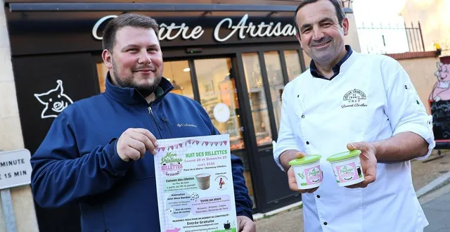 photo  adrien clavreul, président de l’association la chantenaysienne, et laurent berthier, le charcutier du village de chantenay-villedieu, donnent rendez-vous ces 28 et 29 mars 2026.  &copy;  ouest-france 