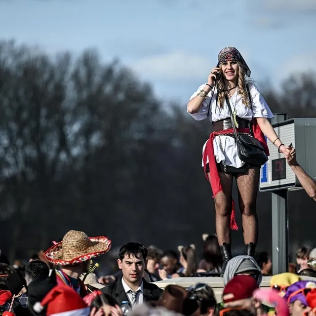 photo pirate pas frileuse, ce jeudi 26 mars 2026.  ©  martin roche / ouest-france