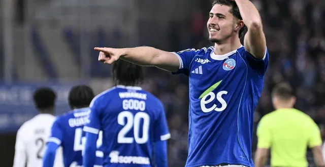 photo  l’avant-centre argentin de strasbourg, joaquin panichelli, meilleur buteur de l1, a été victime d’une rupture des ligaments croisés à l’entraînement.  &copy;  sébastien bozon / afp 