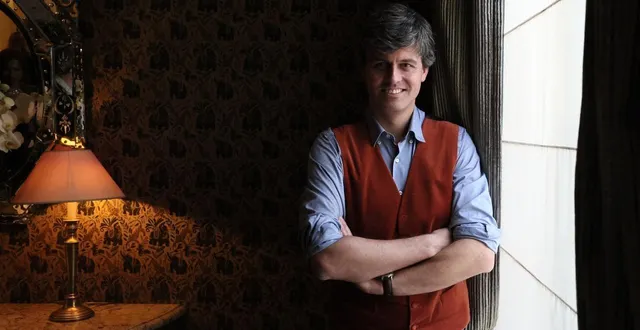 photo  gaspard koenig en novembre 2023 à paris, à l’occasion de la sortie de son précédent livre, « humus ».  &copy;  afp 