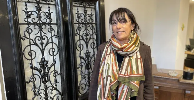 photo  morgane gerbaud va fermer définitivement son agence immobilière dubé, située cours de la bôve, à lorient, mardi 31 mars 2026.  &copy;  ouest-france 