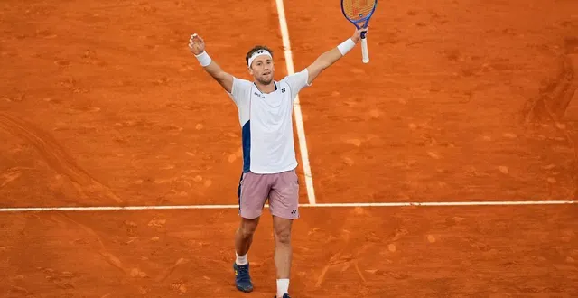 photo  l’an dernier, casper ruud a remporté le masters 1000 de madrid.  &copy;  dppi via afp 