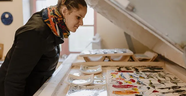 photo  auréline auduc ouvrira son atelier pour les journées européennes des métiers d’art.  &copy;  le maine libre 