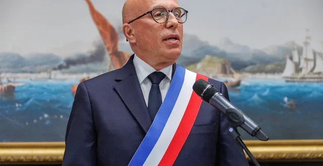 photo  le nouveau maire de nice éric ciotti s’est redit « extrêmement attaché », ce vendredi 27 mars, à ce que les épreuves de glace des jo 2030 se tiennent comme prévu dans sa ville.  &copy;  hans lucas / afp 