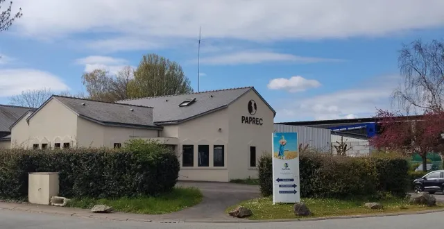 photo  la société paprec, spécialisée dans la gestion des déchets, est implantée dans la zone d’activités de la blaisonnière à seiches-sur-le-loir.  &copy;  co – béatrice cellier-coquard 
