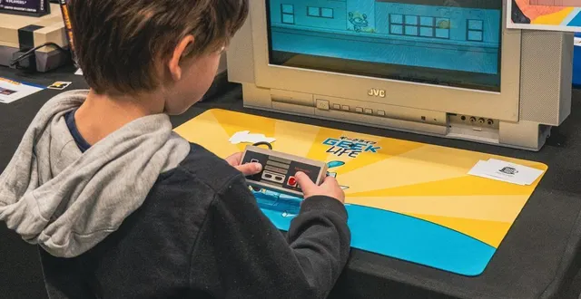 photo  des festivaliers ont pu tester geek life the game lors de la dernière édition du festival, en janvier 2026, au mans.  &copy;  jck production 