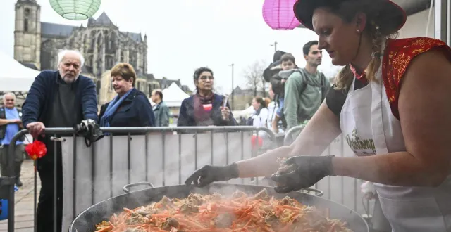 photo  le concours de trombe-goule sarthois aux rillettes revient ce dimanche 29 mars 2026. l’année dernière, prunier avait été sacré vainqueur.  &copy;  photo : le maine libre - denis lambert 