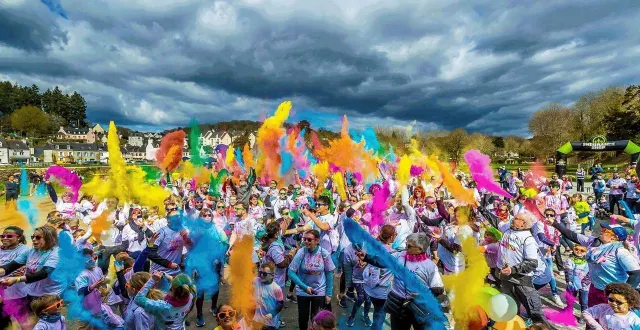 photo  la color race fait son retour à hennebont, dimanche.  &copy;  archives ouest-france 
