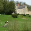 photo  samedi 4 avril, course des 6 h vtt de courtanvaux sur le domaine du château. 