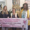 photo emma chereau, laëtitia egon et elizabeth touzeau organisent la troisième édition des puces de couturières