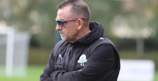 photo  l’entraîneur de l’us alençon, vincent laigneau.  &copy;  archives nathalie douley 