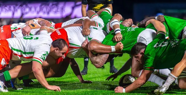 photo  le tête à tête face à tyrosse, unique formation à avoir battu le stade nantais à laporte, promet déjà.  &copy;  photo baptiste mura 