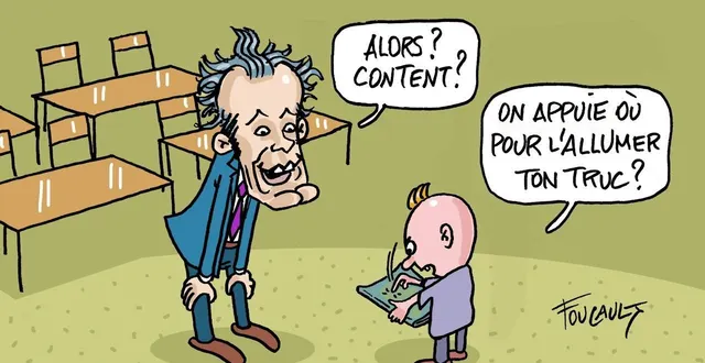 photo douceurs angevines. vénère, le maire d’angers punit ses opposants et confisque les tablettes des écoliers  &copy;  foucault 