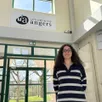 photo samuelle couratin, représentante de la promotion l2 de droit au campus de cholet (maine-et-loire) et étudiante relais santé.