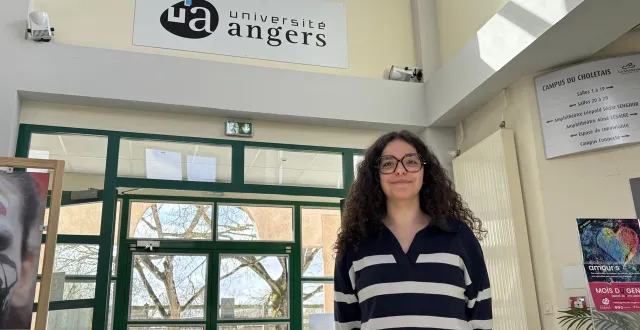 photo  samuelle couratin, représentante de la promotion l2 de droit au campus de cholet (maine-et-loire) et étudiante relais santé.  &copy;  ouest-france 