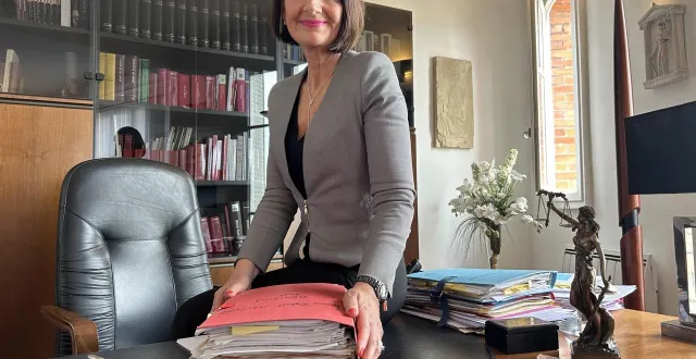 photo  me sylvie noachovitch, avocate pénaliste parisienne de mélanie van de velde.  &copy;  ouest-france 