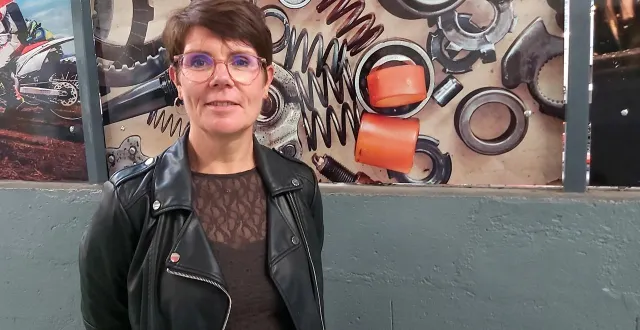 photo  nathalie riès, nouvelle proviseure du lycée professionnel de montval-sur-loir.  &copy;  le maine libre 