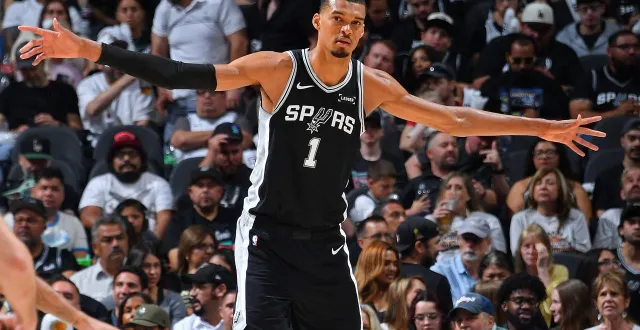 photo  victor wembanyama peut-il être mvp dès sa troisième saison nba ? il reste neuf matches pour convaincre.  &copy;  michael gonzales / nbae / getty images / getty images via afp 