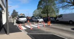 Info insolite le passage piéton devant le casino a été repeint le jour… de l’ouverture !