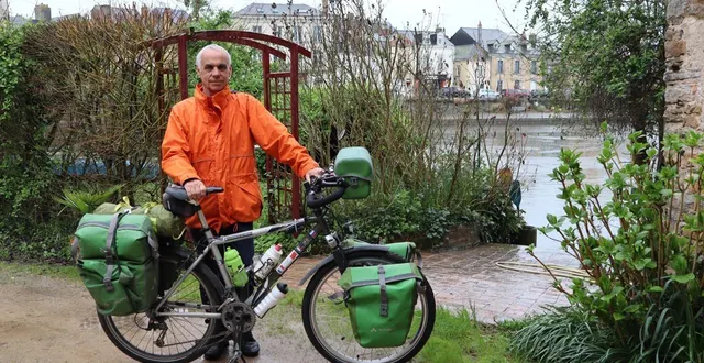 photo  pascal coconnier s’élancera dimanche 29 mars 2026, à 10 h, pour un nouveau périple à vélo, le sixième, en direction d’istanbul en suivant l’un des parcours de l’orient express.  &copy;  ouest-france 